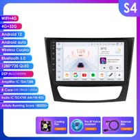 Hizpo Android 13 4G 64G Car GPS Multimedia Player Gps For 2001 2002-2010 Mercedes Benz E-Class W211/CLS W219/CLK W209/G-Class W463 Intelligent Screen W1 8Core 2G 32G AI