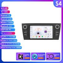 Ossuret Pažangus 7'' 7862 AI 2din Android 13 Automobilio radijas Multimedia Vaizdo grotuvas BMW 3 serijos E90 E91 E92 E93 Navigacija GPS Carplay 4G RDS S4 8Core 4G 32G AI