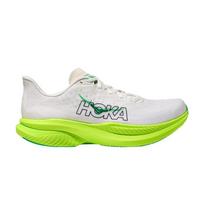 HOKA Mach 6 Balti Neono Žali Vyriški Bėgimo Bateliai 1147790-WNL 42 white