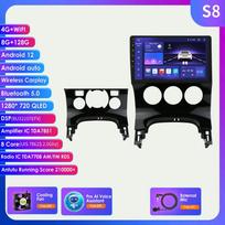2 din Android Autoradio, skirtas Peugeot 3008 AT MT 2009–2015 m. Automobilių radijo Daugialypės terpės vaizdo grotuvas GPS Navi Head Unit Carplay Auto 4G DSP išmanusis ekranas S8 8Core 8G 128G AI