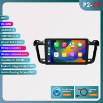 Hizpo 2din Android Autoradio, skirtas Peugeot 508 508SW 2011 - 2018 Car Radio Multimedia Video Player GPS Navi Head Unit Carplay 4G RDS DSP išmanusis DVR P2CP 4Core 2G 32G AI