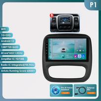 Ossuret 4G AI balso Android Auto radijas Renault Trafic 3 2014-2021 Opel Vivaro B 2014-2018 Carplay Automobilio multimedija Išmanusis ekranas GPS 2DIN P1 B 4Core 1G 32G AI