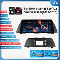 Hizpo 4G LTE 10,25 colio Automobilinė multimedija su DSP palaikymu, Išmanusis Carplay Android Auto BMW 5 serijai F10/F11 520i 525i 528i(2013-2016 m) NBT 4W 4G 32G AI