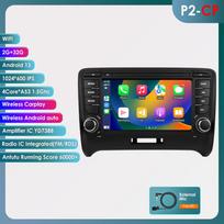 Ossuret RDS Automobilio radijas TT MK2 8J 2006 - 2014 m. Android Multimedijos vaizdo grotuvas Navigacija GPS Carplay QLED Išmanusis lietimui jautrus ekranas Automobilio stereo sistema 8G P2CP 4Core 2G 32G