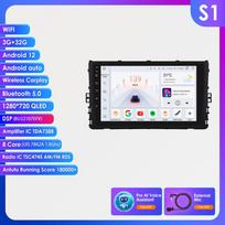 Ossuret 360 Camera Carplay 4G 2din Android Car Radio For VW MQB Polo Plus T-Cross Zoals T-Kruis T-Roc Tharu Sagitar Intelligent Autoradio GPS Stereo S1 8Core 3G 32G AI
