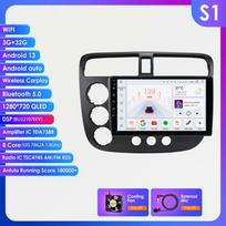 Hizpo Android Carplay Auto Car Radio Multimedia Player for Honda Civic 7 2000-2006 Navigation Autoradio GPS Stereo 2din HeadUnit Intelligent Screen S1 8Core 3G 32G