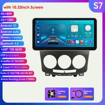 Hizpo 9'' 10,33 colio 2 din Android Autoradio GPS, skirtas Mazda 5 Mazda5 2005–2010 Automobilių radijo multimedijos vaizdo grotuvas Carplay Auto 4G išmanusis ekranas S7 8Core 6G 128G