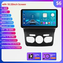 8G 128G 2Din Android 12 automobilio radijas, skirtas Citroen C4 2 B7 2013 2014 2015 2016 Multimedijos vaizdo grotuvas Stereo RDS Nav GPS Carplay DSP išmanusis ekranas S6 8Core 6G 64G