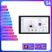 Hizpo 2 DIN Automobilio Radijas GPS Android Multimedia Grotuvas Universalus 7  Garso Navigacija Volkswagen Nissan Hyundai Kia Toyota Išmaniajam RDS SWC DVR S6 8Core 6G 64G