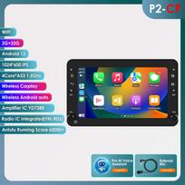 Hizpo Carplay 4G 2Din Android 13 Car Radio For Alfa Romeo Brera Spider 159 Sportwagon Multimedia Video Player Navigation  Intelligent GPS Autoradio P2CP 4Core 2G 32G AI