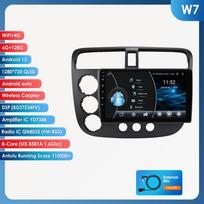 Hizpo Android Carplay Auto Car Radio Multimedia Player for Honda Civic 7 2000-2006 Navigation Autoradio GPS Stereo 2din HeadUnit Intelligent Screen W7 8Core 6G 128G