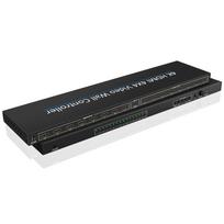 Vaizdo sieninis valdiklis 4K suderinamas HDMI 4X4 2x2 suderinamas 1 HDMI įvestis ir 16 HDMI išvestis EU Plug juoda