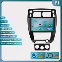 Hizpo 8 branduolių dirbtinio intelekto išmanusis ekranas „Android Autoradio“, skirtas „Hyundai Tucson 2004–2009“ automobilio radijo daugialypės terpės vaizdo grotuvas GPS navigacijos galvutės blokas „Carplay“ 4G RDS FM P1 B 4Core 1G 32G AI