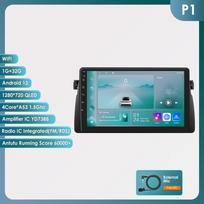 Ossuret 2 Din Android automobilio radijas BMW E46 M3 1999 -2006, Carplay Andriod Auto Multimedia Stereo Bluetooth 9 colių išmanusis ekranas SWC RDS OBD2 SWC P1 4Core 1G 32G