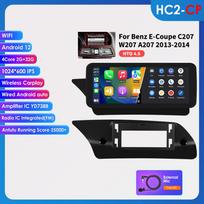 Ossuret 10.25  Android 13 Automobilio radijas 2din Išmanusis Carplay Mercedes Benz W212 E-Class E200 E230 E260 E300 S212 NTG 4.0 4.5 5.0 Multimedija Audio HC2 2G 32G