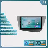 Hizpo Carplay 4G 9'' 6+128 2 din Android automobilinis radijas, skirtas Seat Leon 2 MK2 2005-2012 Carplay 4G daugialypės terpės vaizdo grotuvas Pažangus ekranas Autoradio Audio P1 4Core 1G 32G AI