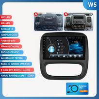Hizpo 4G AI Balsu valdomas Android Auto Radijas Renault Trafic 3 2014-2021, Opel Vivaro B 2014-2018, Carplay Automobilio Multimedija, Išmanusis Ekranas, GPS 2din W5  A 8Core 4G 64G