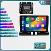 Ossuret 4G Carplay Android Auto Automobilio radijas Citroen C3 Aircross 2017-2023 C4 Aircross Multimedia grotuvas Autoradio GPS Stereo Išmanusis ekranas RDS P2CP  A 4Core 2G 32G
