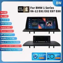 Hizpo 10.25  Android Auto Radijo Grotuvas BMW 1 Serijai 06 -12 E87 E81 E82 E88 CCC CIC Automobilio Multimedija Stereo Carplay Wifi GPS 1920*720 Išmanusis RDS 8W 8G 128G,AI