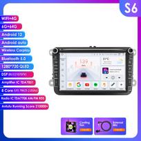 Hizpo 8'' 7862 AI 2din Android automobilio multimedijos grotuvas Mercedes Benz C-Class W203 W209 C180 W219 2004 - 2011 GPS Carplay Auto 4G RDS Išmanusis DVR S6 8Core 6G 64G