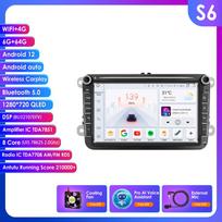 Hizpo 8'' 7862 AI 2din Android automobilio multimedijos grotuvas Mercedes Benz C-Class W203 W209 C180 W219 2004 - 2011 GPS Carplay Auto 4G RDS Išmanusis DVR S6 8Core 6G 64G AI
