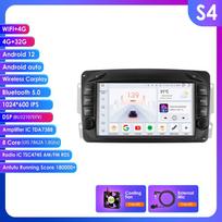 Ossuret 7  Intelligent AI System Wireless CarPlay Android Auto Radio for Mercedes Benz CLK W209 W203 W463 W208 4G Car Multimedia GPS 2din Autoradio S4 8Core 4G 32G