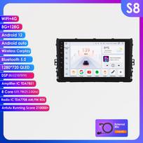Ossuret 360 Camera Carplay 4G 2din Android Car Radio For VW MQB Polo Plus T-Cross Zoals T-Kruis T-Roc Tharu Sagitar Intelligent Autoradio GPS Stereo S8 8Core 8G 128G