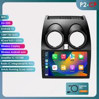 Ossuret Android 14 Intelligent Autoradio 2din Carplay For Nissan Qashqai J10 2006 2007 2008 2009 2010-2013 multimeida player Gps Navi Stereo Screen P2CP 4Core 2G 32G