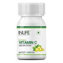 Natūralus vitaminas C iš amlos ekstrakto (60 lašų, ​​500 mg), Natūralus vitaminas C Amlaki Ghan, INLIFE