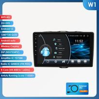 Hizpo 9 colių AI Išmanusis Grotuvas 2din Android Automobilinis Radijas Alfa Romeo Giulietta 2015 - 2018 Furgonui GPS Carplay Auto 4G Išmanusis Ekranas WIFI W1 8Core 2G 32G