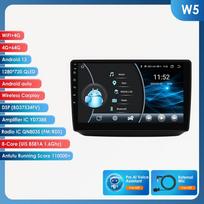 Ossuret 10.1'' QLED ekranas 2din Android automobilio radijas Multimedijos vaizdo grotuvas Skoda Fabia 2 2007 - 2014 GPS Navigacija Carplay AutoIntelligent 4G RDS WIFI W5 8Core 4G 64G AI