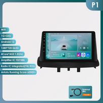 Ossuret 4G 9  Android 12 Automobilio radijo imtuvas GPS, skirtas Renault Megane 3 Fluence 2008 - 2014 Samsung SM3 2Din Carplay Automobilio stereo grotuvas, protinga navigacija P1 4Core 1G 32G