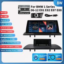 Hizpo 10.25  Automobilio multimedijos grotuvas GPS navigacija palaiko Carplay Android Auto BMW 1 serijai 06-12 E81 E82 E87 E88 Be ekrano GPS stereo RDS 8W 8G 128G,AI