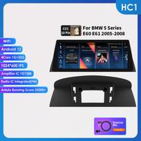 Ossuret 2din Android automobilio radijas Multimedijos vaizdo grotuvas BMW 5 serijai E60 E61 E63 E64 3 serijai E90 E91 E92 E93 Stereo GPS Išmanusis Carplay 4G RDS HC1 1G 32G