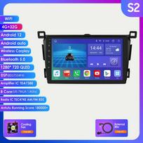 9  4G Carplay 2din Android Car Radio Multimedijos vaizdo grotuvas, skirtas Toyota RAV4 Rav 4 2013 - 2018 Navigation GPS Head Unit SWC DVR OBD2 RDS AM FM BT WIFI S2 8Core 4G 32G