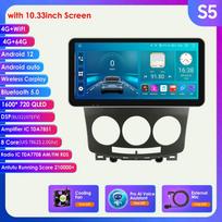 Hizpo 9'' 10,33 colio 2 din Android Autoradio GPS, skirtas Mazda 5 Mazda5 2005–2010 Automobilių radijo multimedijos vaizdo grotuvas Carplay Auto 4G išmanusis ekranas S5 8Core 4G 64G AI