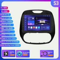 8G+128G Carplay 4G-LTE 2din Android Autoradio, skirtas Renault Kaptur Captur 2016–2019 automobilių daugialypės terpės stereofoninis GPS Navi garso ir vaizdo BT SWC išmanusis ekranas S3 8Core 3G 32G AI