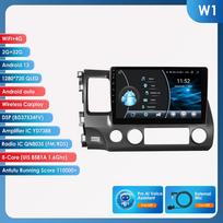 „HIzpo Autoradio 2Din Android 13“ automobilinis radijas, skirtas „Honda Civic 2006–2011“ daugialypės terpės vaizdo grotuvas GPS navigacija RDS 4G „Carplay“ galvos blokas „Carplay“ W1 8Core 2G 32G AI