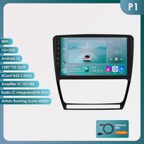 Hizpo 10.1 „Carplay 4G 2Din Android 13“ automobilio radijas, skirtas „Skoda Octavia 2 2008–2013“ multimedijos vaizdo grotuvui, GPS, DSP, autoradio, RDS, kompiuterio išmaniajam ekranui P1  B 4Core 1G 32G