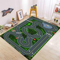 Airport Rug Fly Rug Runway Carpet Car Park Play Mat Living Room Kids Rug Non-Slip Floor Mat Area Rug Kids Room Rug Gift For Kids 40x60cm