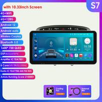 9 colių Android Auto Carplay, skirtas Peugeot 408, skirtas Peugeot 308 308SW Automobilinis radijas Multimedijos vaizdo grotuvas GPS navigacija Juodas rėmas pilkas išmanusis ekranas S7 8Core 6G 128G