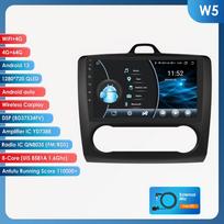 Hizpo 2din Android Autoradio for Ford Focus 2 2004 - 2011 Exi Auto Car Radio Multimedia Video Player GPS Nav Head Unit Carplay  Intelligent 4G WIFI W5  B 8Core 4G 64G