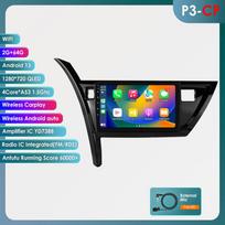 Hizpo Carplay 4G 10.1 colio Išmaniosios automobilio sistemos Android automobilio radijas Toyota Corolla Auris 2013 - 2016 m. GPS Stereo Išmanusis ekranas Bluetooth RDS P3CP 4Core 2G 64G