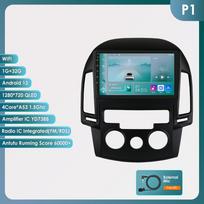 Ossuret Carplay 4G Kamera Android 13 Automobilio Radijas Auto Hyundai I30 2006 - 2011 Rankinis Multimedia Vaizdo Grotuvas GPS 2din Autoradio Išmanusis Ekranas RDS P1  MT 4Core 1G 32G