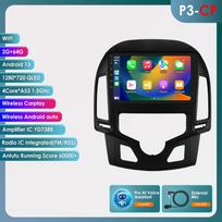 Ossuret Carplay 4G Kamera Android 13 Automobilio Radijas Auto Hyundai I30 2006 - 2011 Rankinis Multimedia Vaizdo Grotuvas GPS 2din Autoradio Išmanusis Ekranas RDS P3CP AT 4Core 2G 64G AI