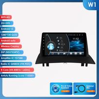 Ossuret 2DIN Android automobilio radijas Renault Megane 2 2002-2009 m. Automobilio radijas Multimedijos vaizdo grotuvas GPS navigacijos pagrindinis įrenginys Carplay 4G Išmanusis ekranas RDS FM W1 8Core 2G 32G AI