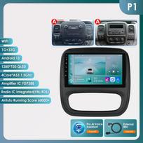 Ossuret 4G AI balso Android Auto radijas Renault Trafic 3 2014-2021 Opel Vivaro B 2014-2018 Carplay Automobilio multimedija Išmanusis ekranas GPS 2DIN P1  A 4Core 1G 32G AI