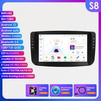 9 colių Carplay 4G 2 Din Android 13 automobilio radijas, skirtas Fiat Linea 2012–2015 Fiat Punto EVO Multimedijos vaizdo grotuvas Navi GPS DSP WIFI išmanusis ekranas S8 8Core 8G 128G AI