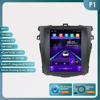 Ossuret Android Car Radio for Toyota Corolla E140 2006 - 2013 Multimedia 9.7inch Vertical Screen Carplay Android Auto Intelligent Player Nav GPS RDS P1 4Core 1G 32G AI