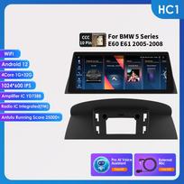 Ossuret 2din Android automobilio radijas Multimedijos vaizdo grotuvas BMW 5 serijai E60 E61 E63 E64 3 serijai E90 E91 E92 E93 Stereo GPS Išmanusis Carplay 4G RDS HC1 1G 32G AI